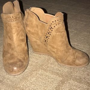 Brown booties